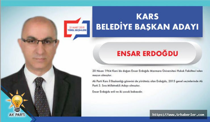 AK Parti Kars belediye başkan adayı belli oldu (SON DAKİKA)