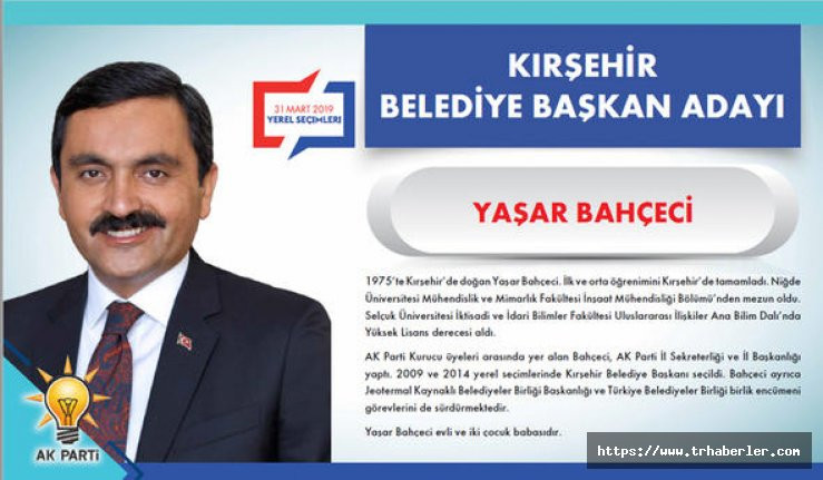 AK Parti Kırşehir belediye başkan adayı belli oldu (SON DAKİKA)