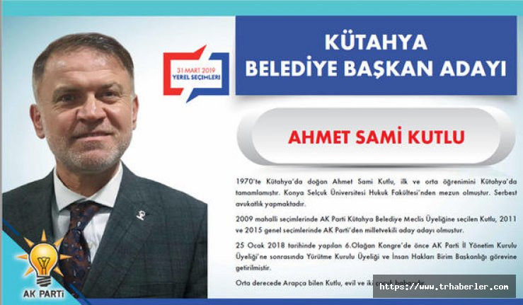 AK Parti Kütahya belediye başkan adayı belli oldu (SON DAKİKA)
