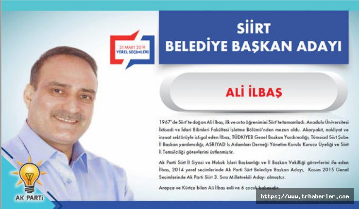 AK Parti Siirt belediye başkan adayı belli oldu (SON DAKİKA)