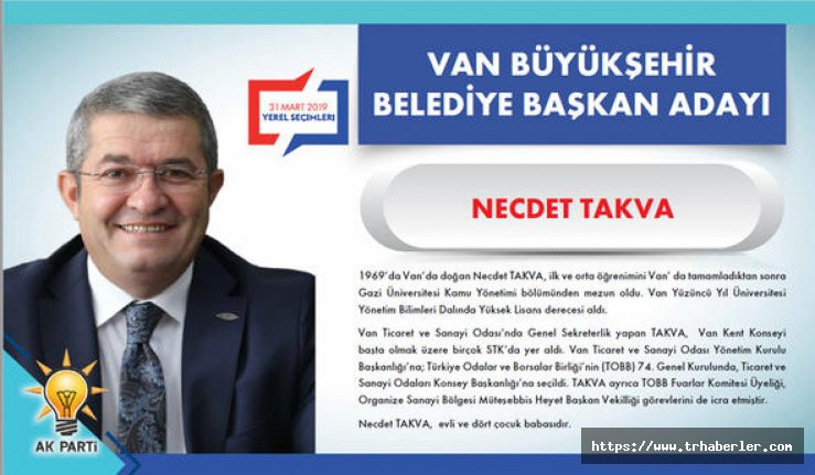 AK Parti Van belediye başkan adayı belli oldu (SON DAKİKA)