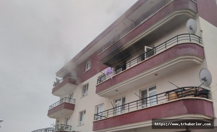 Akyurt'ta elektrikli ısıtıcı yangına neden oldu