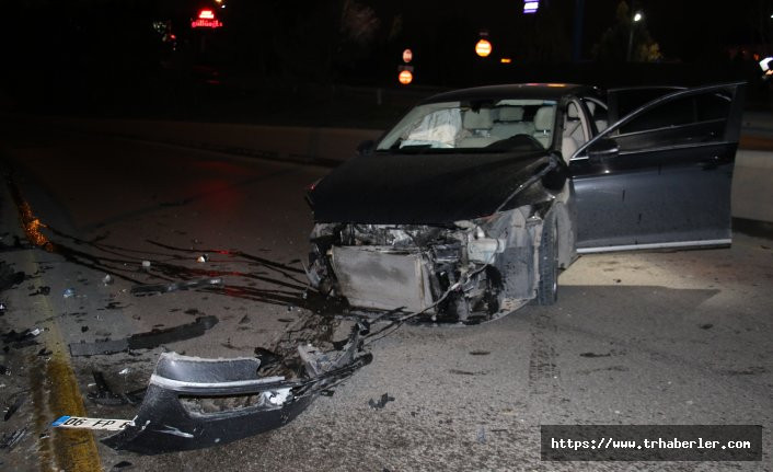 Ankara'da peşpeşe trafik kazası meydana geldi!