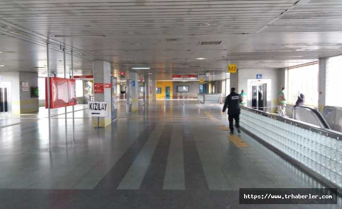 Ankara Metro istasyonunda korkunç olay! Seferler durdu...