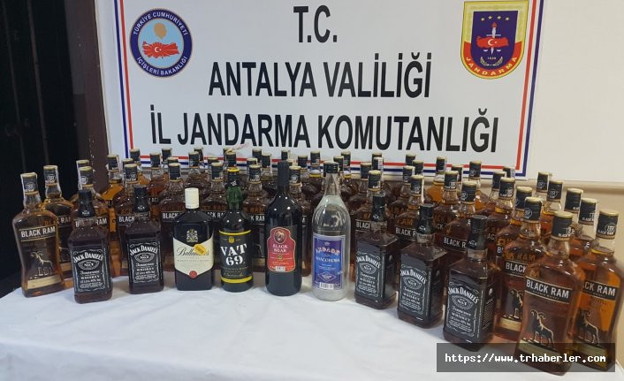 Antalya'da kaçak içki operasyonu!
