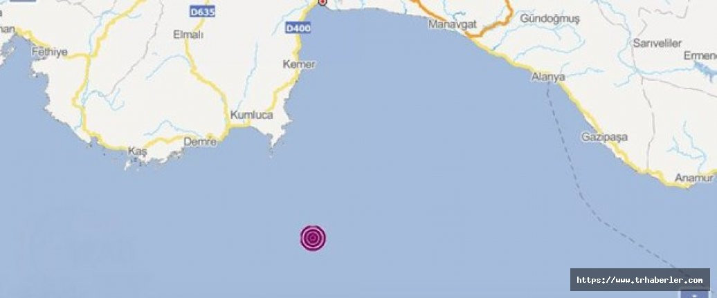 Antalya depremi kaç şiddetinde? Son dakika Antalya'da deprem - Son depremler