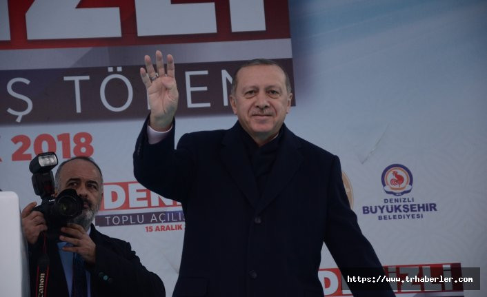 Cumhurbaşkanı Erdoğan: "Allah nefes verdiği sürece, bu yolda birlikte yürüyeceğiz.''