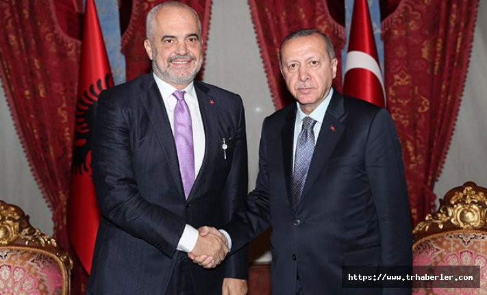 Erdoğan Arnavutluk Başbakanı'nı kabul etti