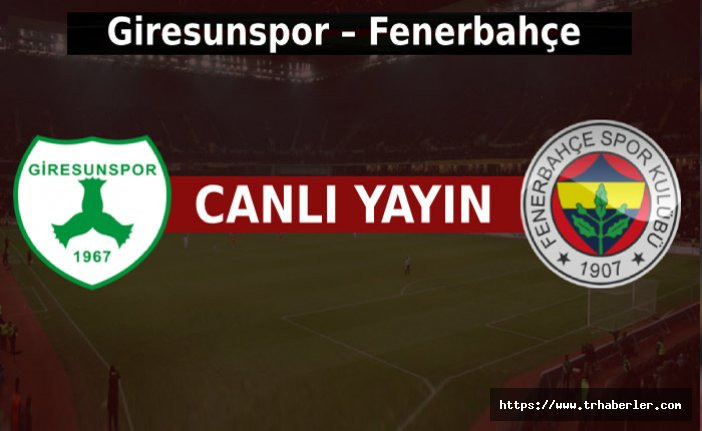 MAÇ SONUCU: Giresunspor 2 - 5 Fenerbahçe