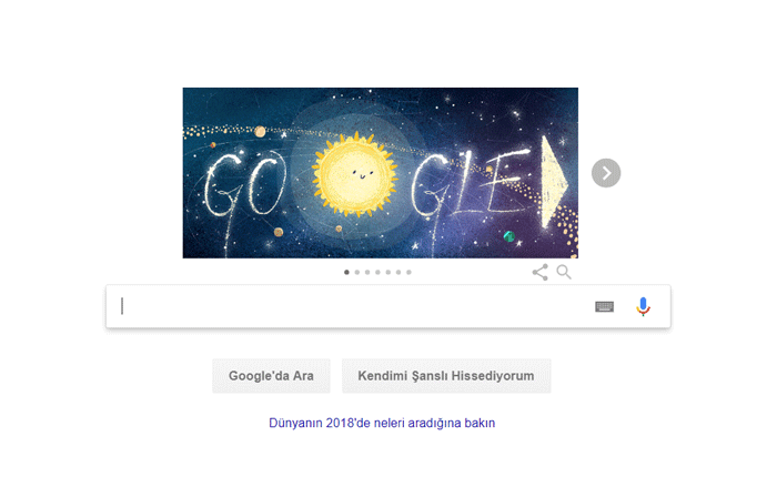 Google Geminid Meteor Yağmurunu Doodle yaptı!  Geminid Meteor Yağmuru nedir?