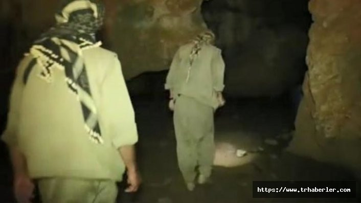 İşte Tunceli'de mağarada kıstırılan teröristlerin o görüntüleri.... / VİDEO