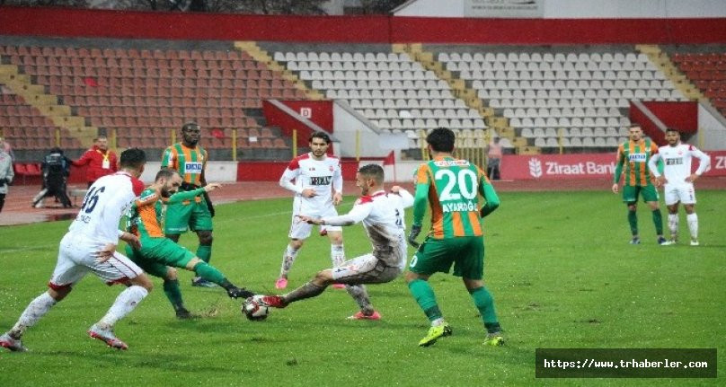 Kahramanmaraşspor Aytemiz Alanyaspor 2 - 1 maç özeti ve golleri izle