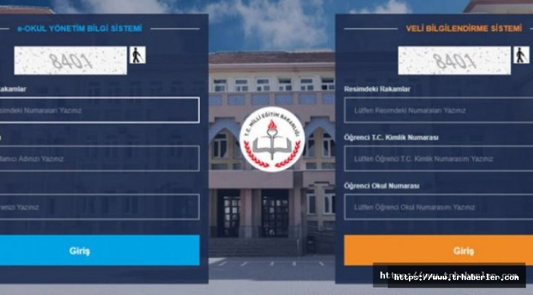 MEB e Okul sınav sonuçları ve devamsızlık bilgileri sorgulama ekranı