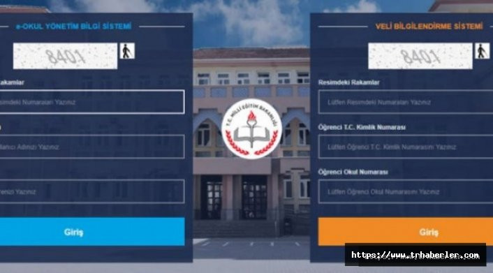 MEB e Okul sınav sonuçları ve devamsızlık bilgileri sorgulama ekranı