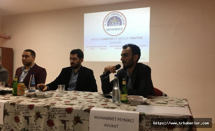 Şırnak'ta Öğrencilere özel 'Mesleki Kariyer ve Meslek Tanıtım Günleri'
