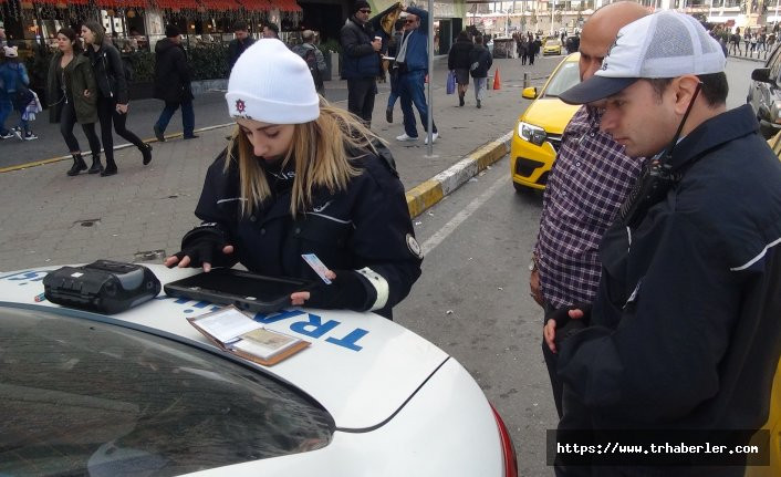 Taksim Meydanı’ndaki uygulamada kurallara uymayan sürücülere ceza yağdı!
