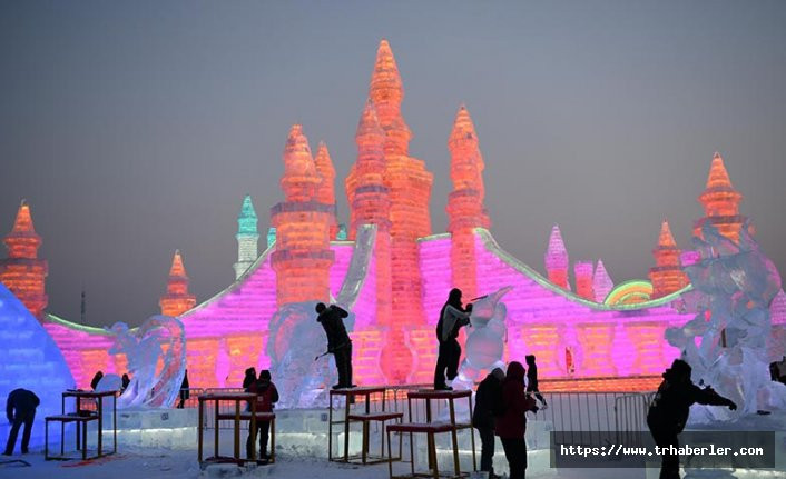 Çin'de Harbin Uluslararası Buz Festivali başladı