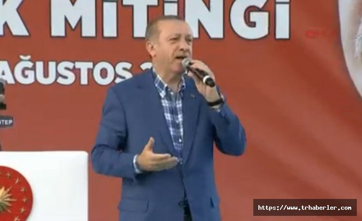 Cumhurbaşkanı Erdoğan Gaziantep'te halka seslendi ''Bu zillet ittifakı mıdır, İllet ittifakı mıdır?''