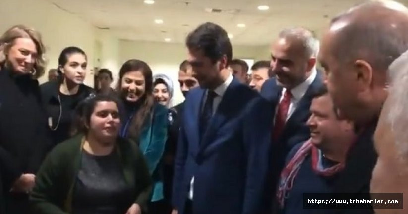 Cumhurbaşkanı Erdoğan'ın gençle sohbeti herkesi güldürdü - video izle