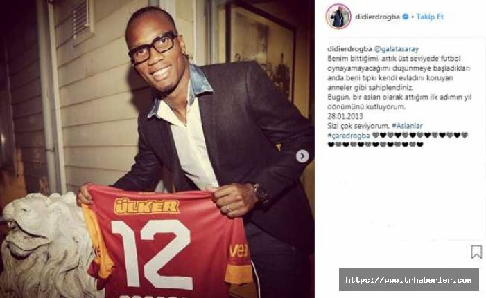 Didier Drogba Galatasaray’ı unutmadı!