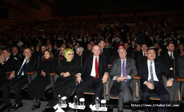 Erdoğan Fazıl Say’ın konserine katıldı