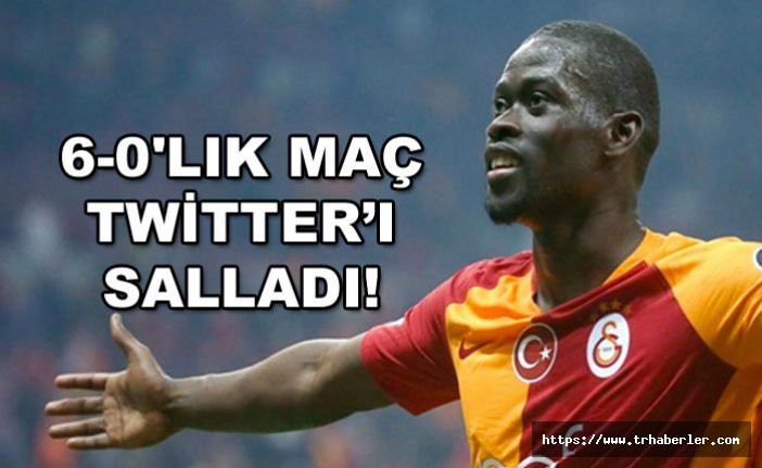 Galatasaray'ın 6-0'lık galibiyeti Twitter'ı salladı!