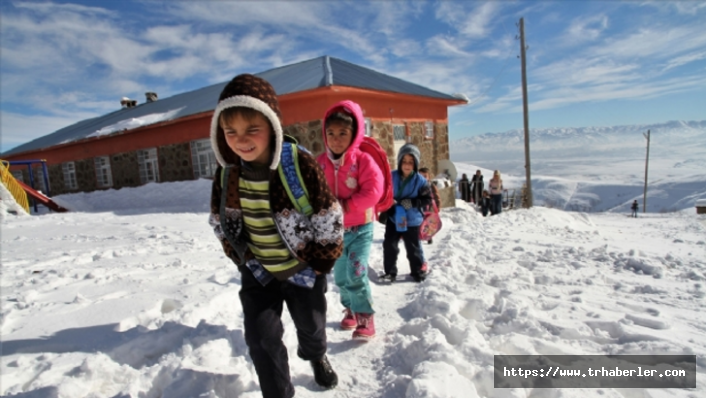 Hakkari’de Eğitime kar tatili