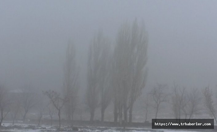 Kars’ta sis ve soğuk hava etkili oluyor: Hava sıcaklığı sıfırın altında 17 dereceye indi