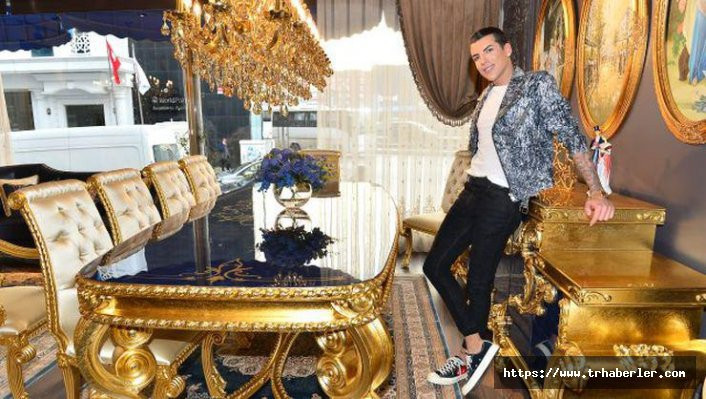 Kerimcan Durmaz, evine altın kaplama mobilya aldı!