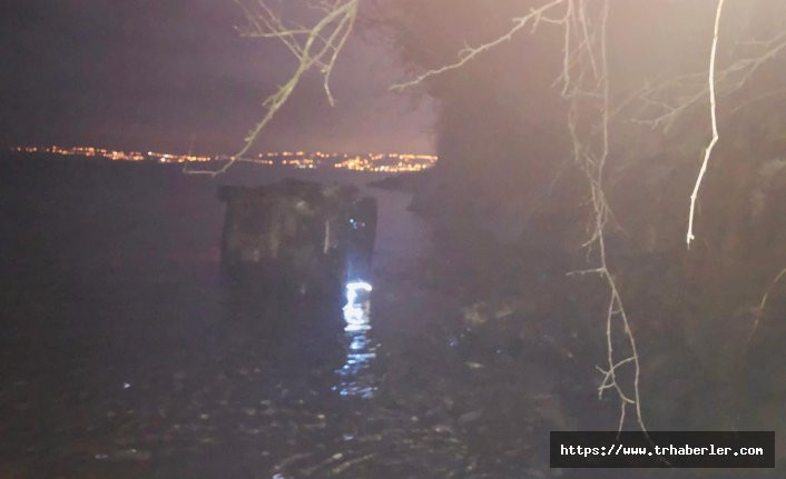 Sinop’ta feci trafik kazası: Otomobil uçurumdan denize yuvarlandı!