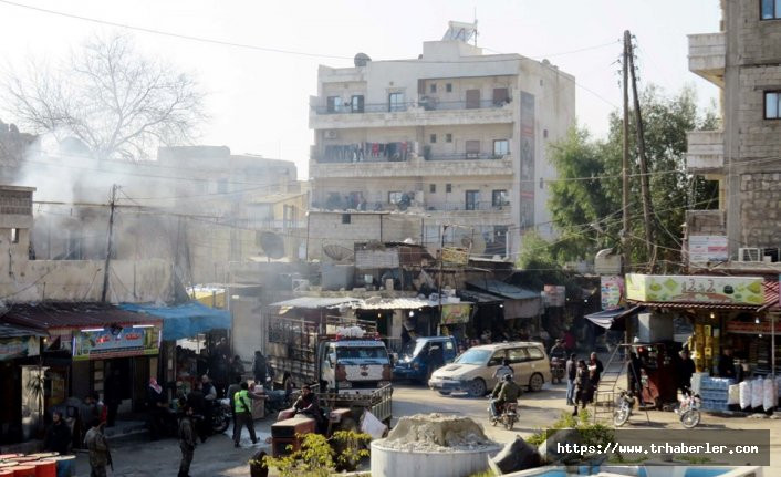Son dakika! Afrin'de patlama! Şehir merkezine bombalı saldırı...