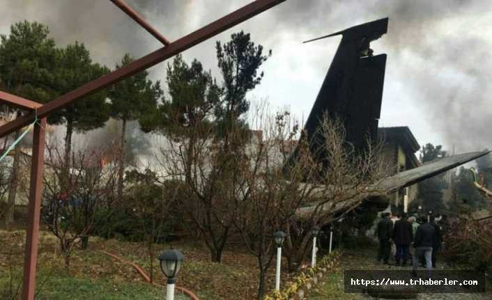Son dakika... Tahran'da kargo uçağı düştü!
