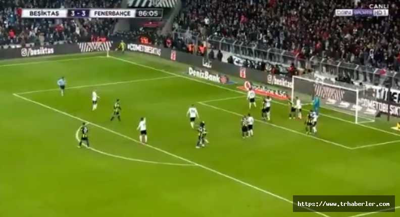 Beşiktaş Fenerbahçe maç sonucu: 3-3 özet ve golleri izle