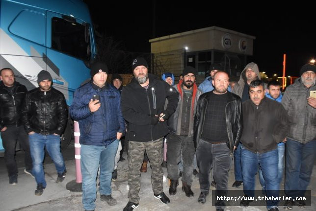 Burası Edirne : Tır şoförleri idam kararına karşı kontak kapattılar!