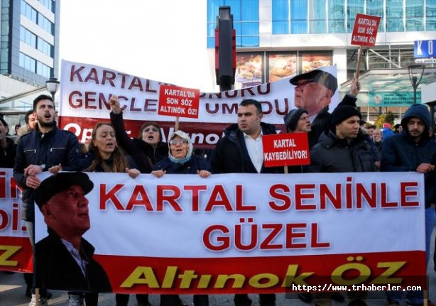 CHP binası önünde partililerden aday protestosu