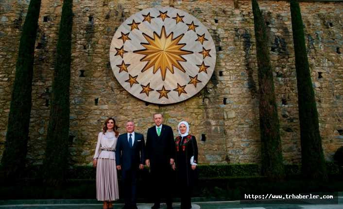 Cumhurbaşkanı Erdoğan, Ürdün Kralı 2. Abdullah ile Vahdettin ile bir araya geldi