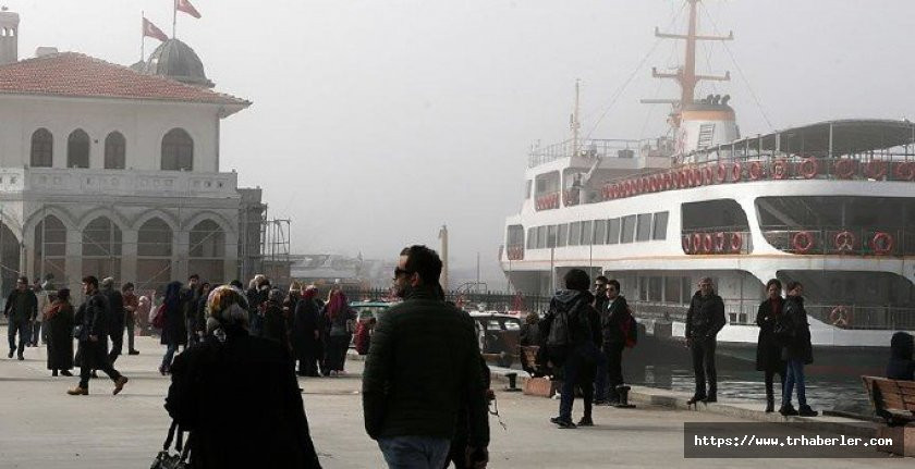 İstanbul'da tüm vapur seferleri iptal