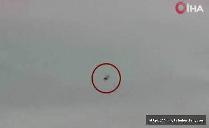 İstanbulda Çekmeköy'de askeri helikopterin düşme anı kamerada! İZLE