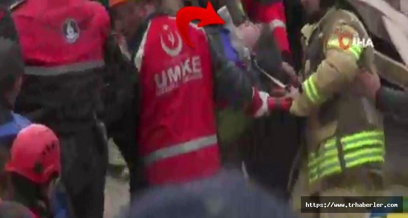Kartal’da çöken 8 katlı binanın enkazı altında kalan bir kadın böyle çıkarıldı! video izle