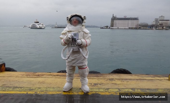 Sosyal medyayı sallayan astronot İstanbul'da