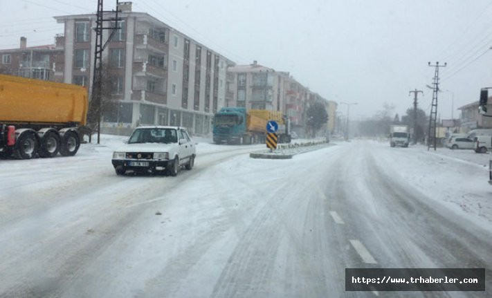Trakya'da hafif kar yağışı ve soğuk etkili