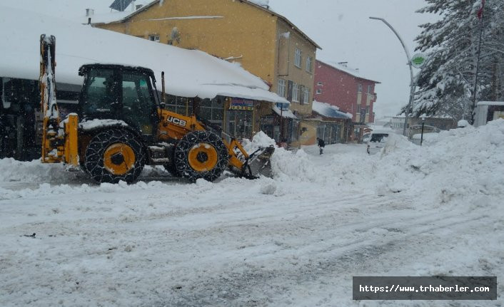 Tunceli'de  kar yağışı nedeniyle 147 köy ulaşıma kapandı