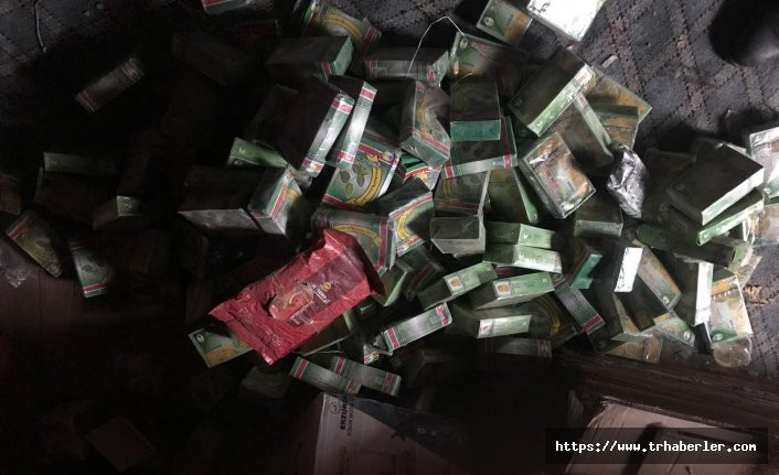 Van'da kaçak tütün operasyonu: 110 kilo kaçak nargile tütünü ele geçirildi