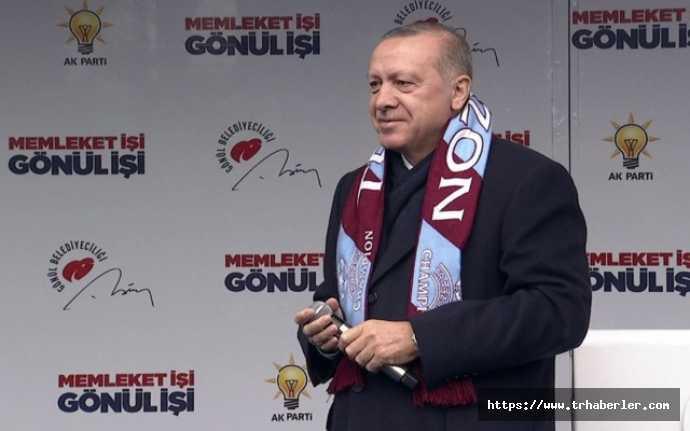 Cumhurbaşkanı Erdoğan'dan Trabzon'da önemli açıklamalar: ''Yanlışlar devam ettikçe bu bedelleri ödeteceğiz''