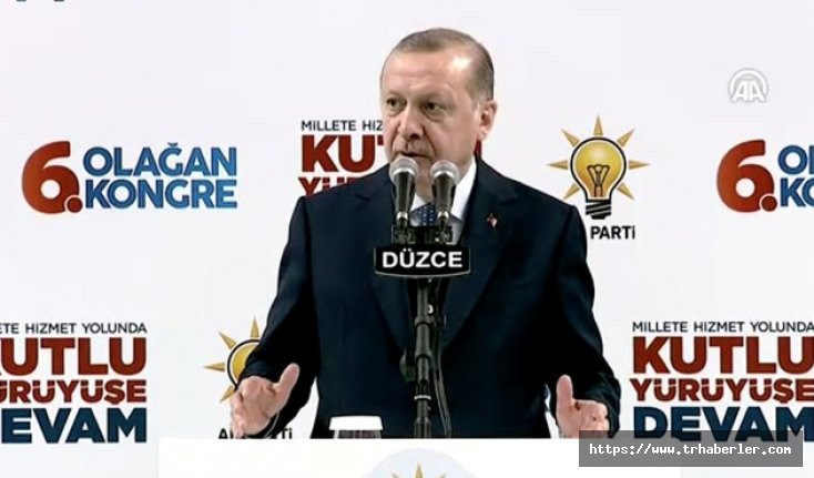 Cumhubaşkanı Erdoğan'dan sandık çağrısı!