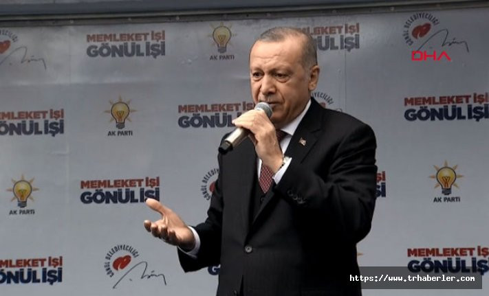 Erdoğan, Ankara mitinginden seslendi! "Bu soyadı Yavaş olan adam var ya..."