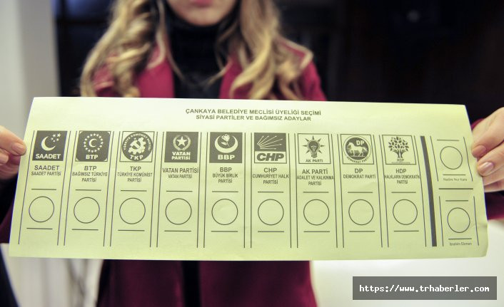 İşte 31 Mart yerel seçimlerde kullanılacak oy pusulaları!