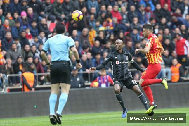 Kayserispor-Beşiktaş maçı özet ve golleri