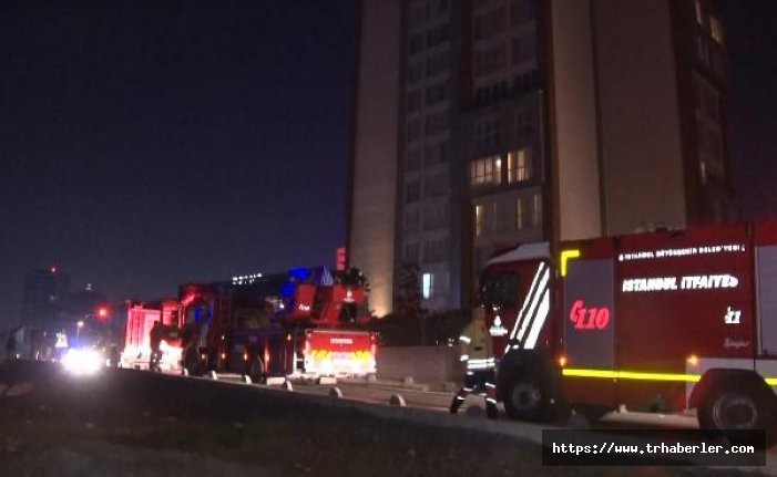 Rezidans dairesinde yangın: 150 kişi tedbir amaçlı tahliye edildi
