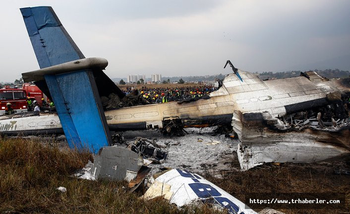 49 kişinin öldüğü uçak kazasının görüntüleri yayınlandı - video izle